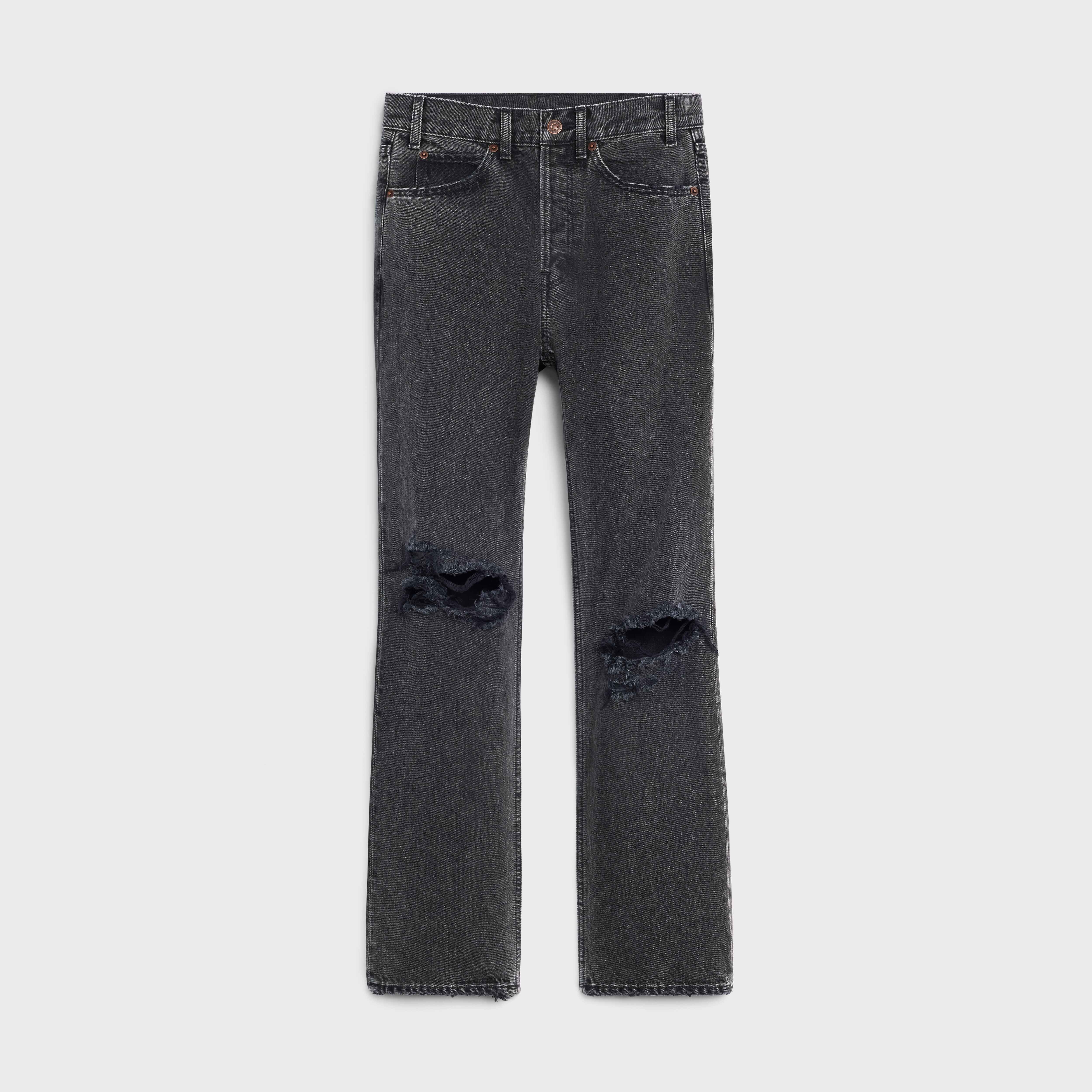 KURT JEANS IN CHARCOAL WASH DENIM - 1