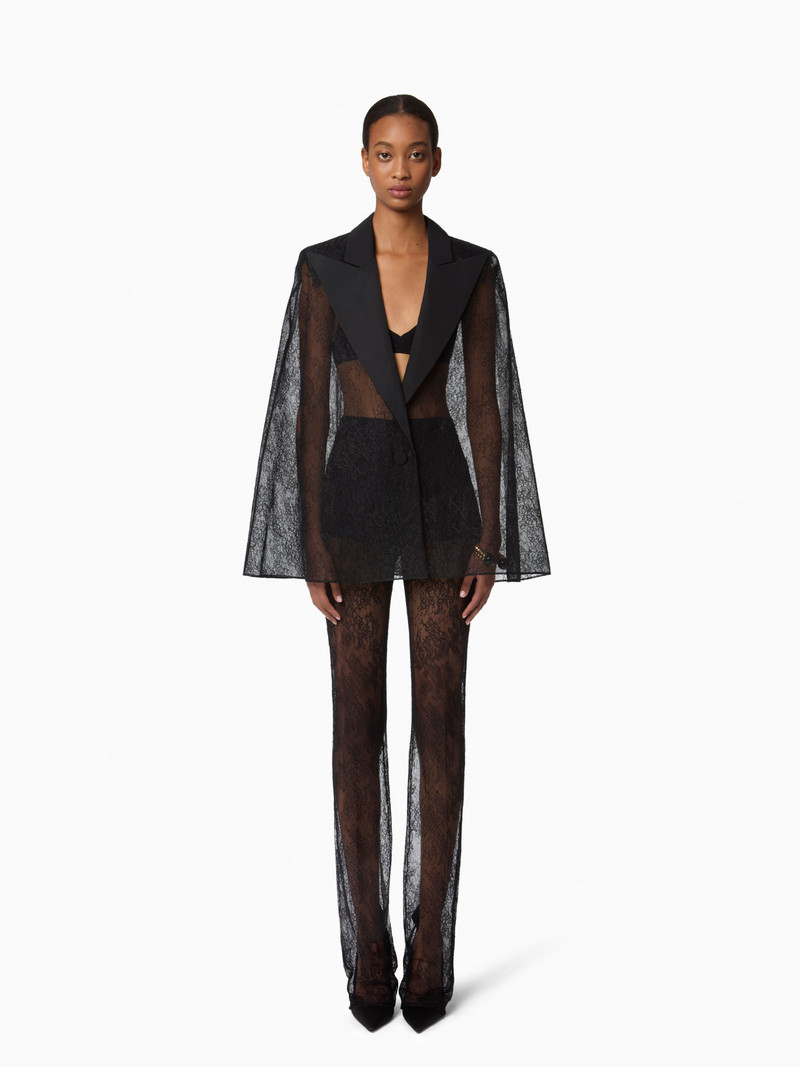 Lace Blazer-Inspired Cape 1