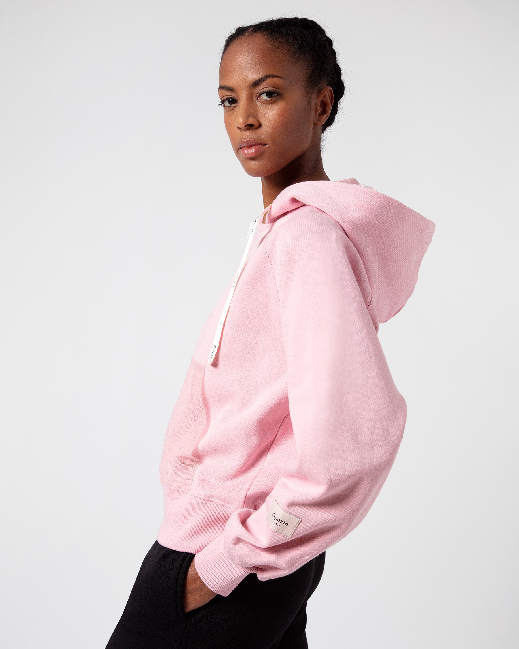 Brushed fleece hoodie - 3