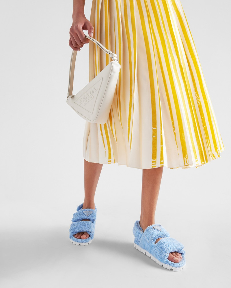 Prada Terrycloth sandals outlook