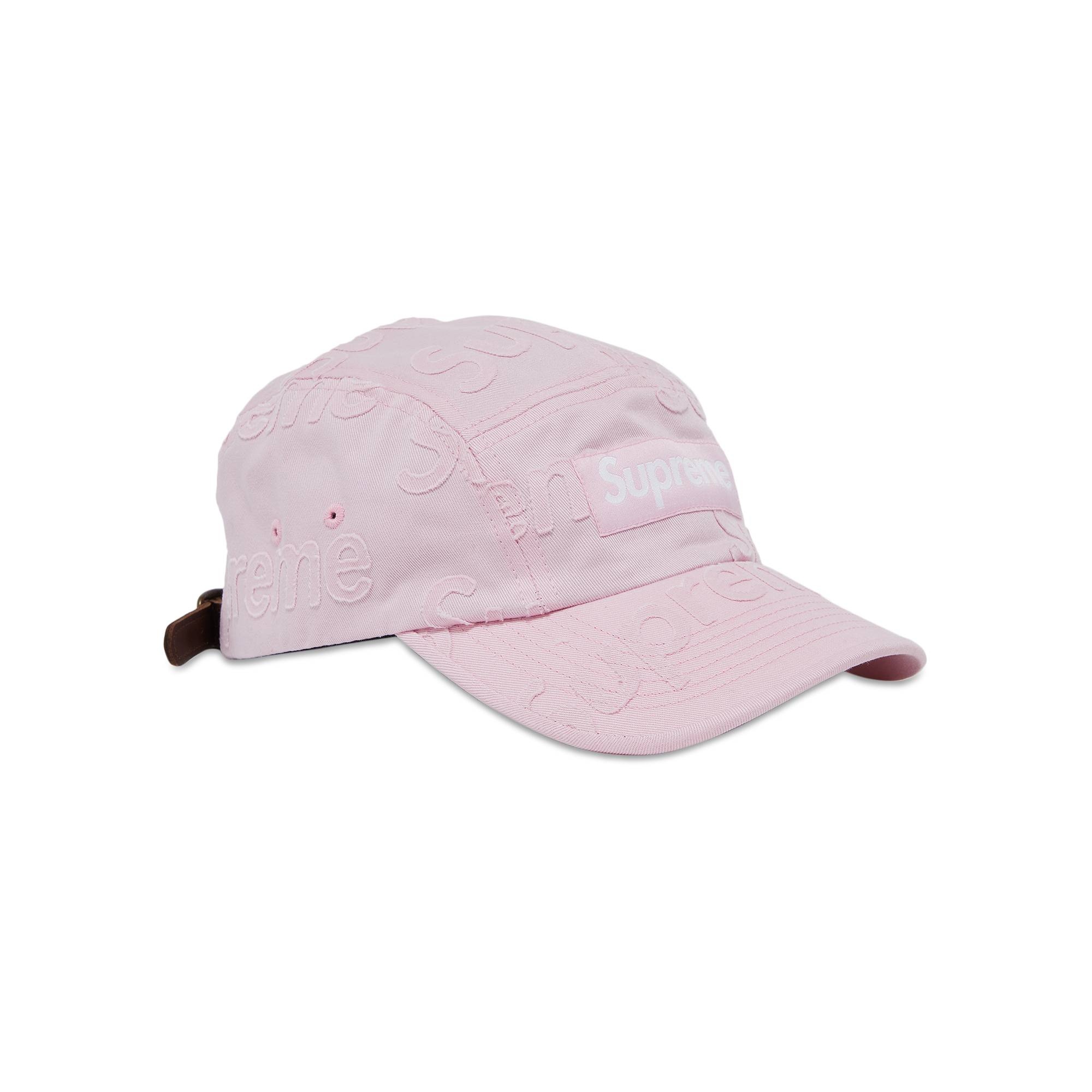 Supreme Lasered Twill Camp Cap 'Pink' - 2