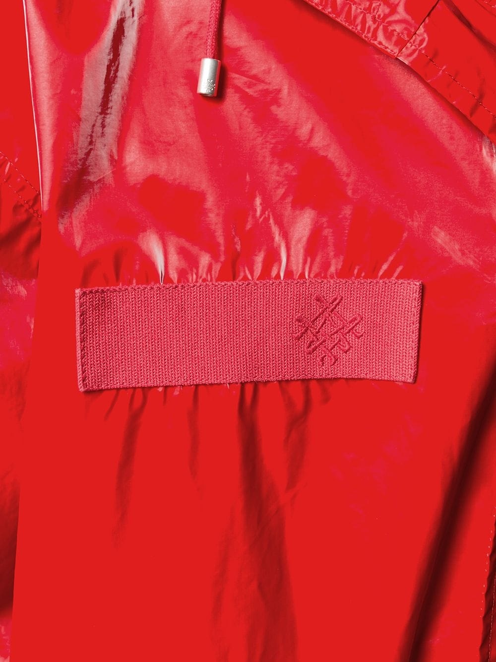 high-shine raincoat - 6