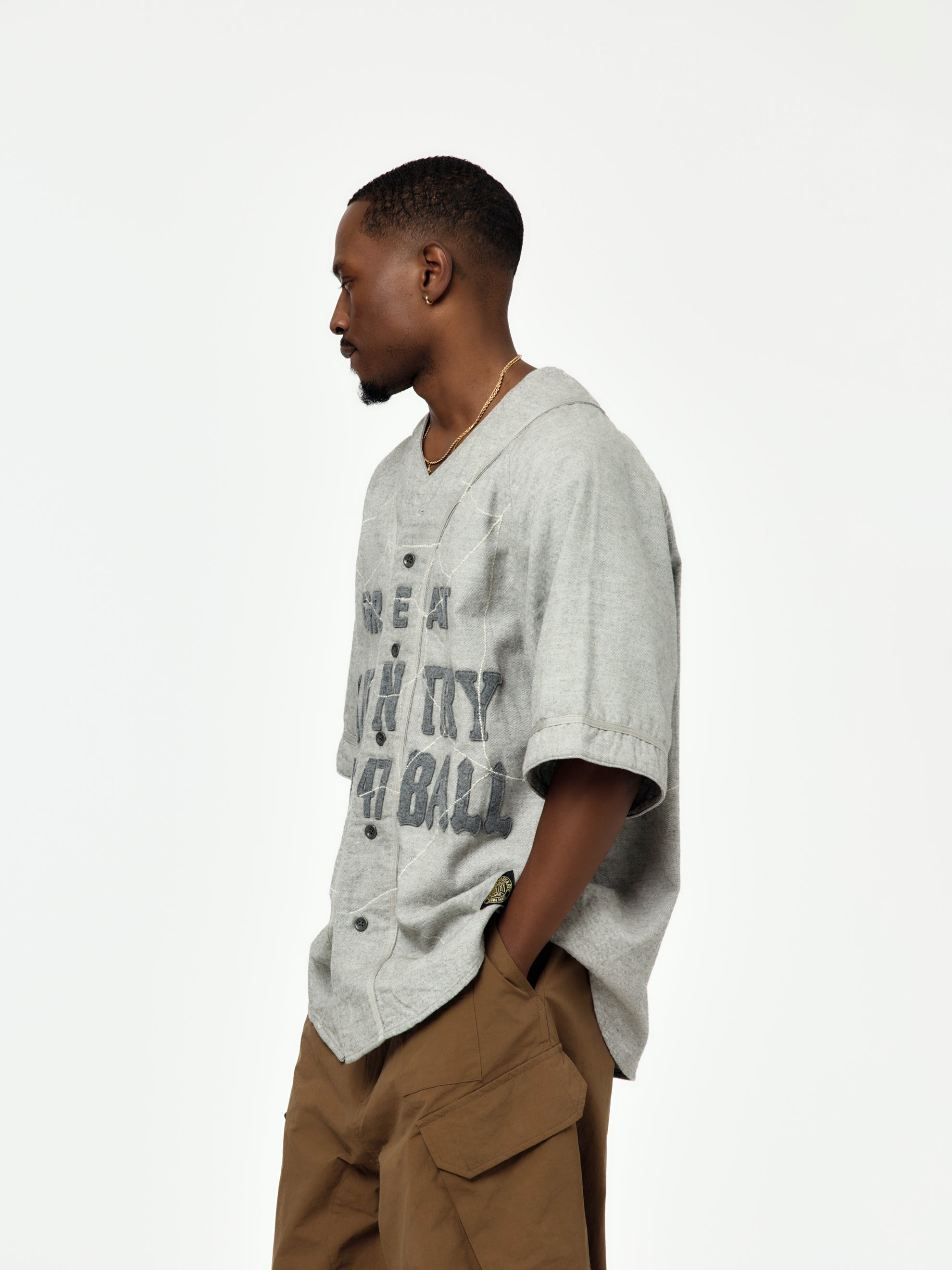 COTTON WOOL GREAT KOUNTRY BASEBALL SHIRT (KOUNTY DREAM CATCH REMAKE) - 2