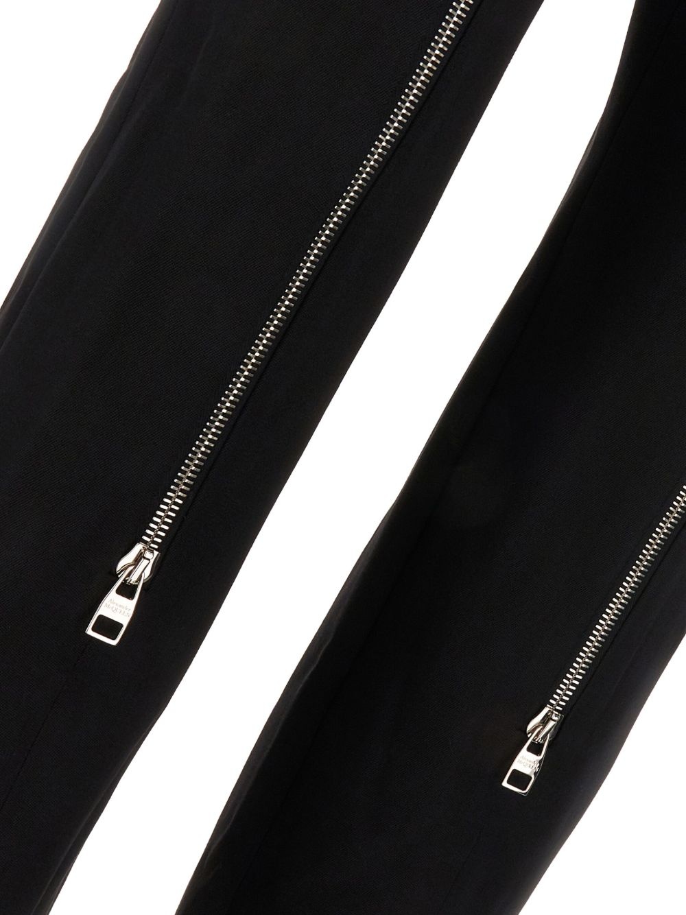 pleated wool tapered trousers - 3