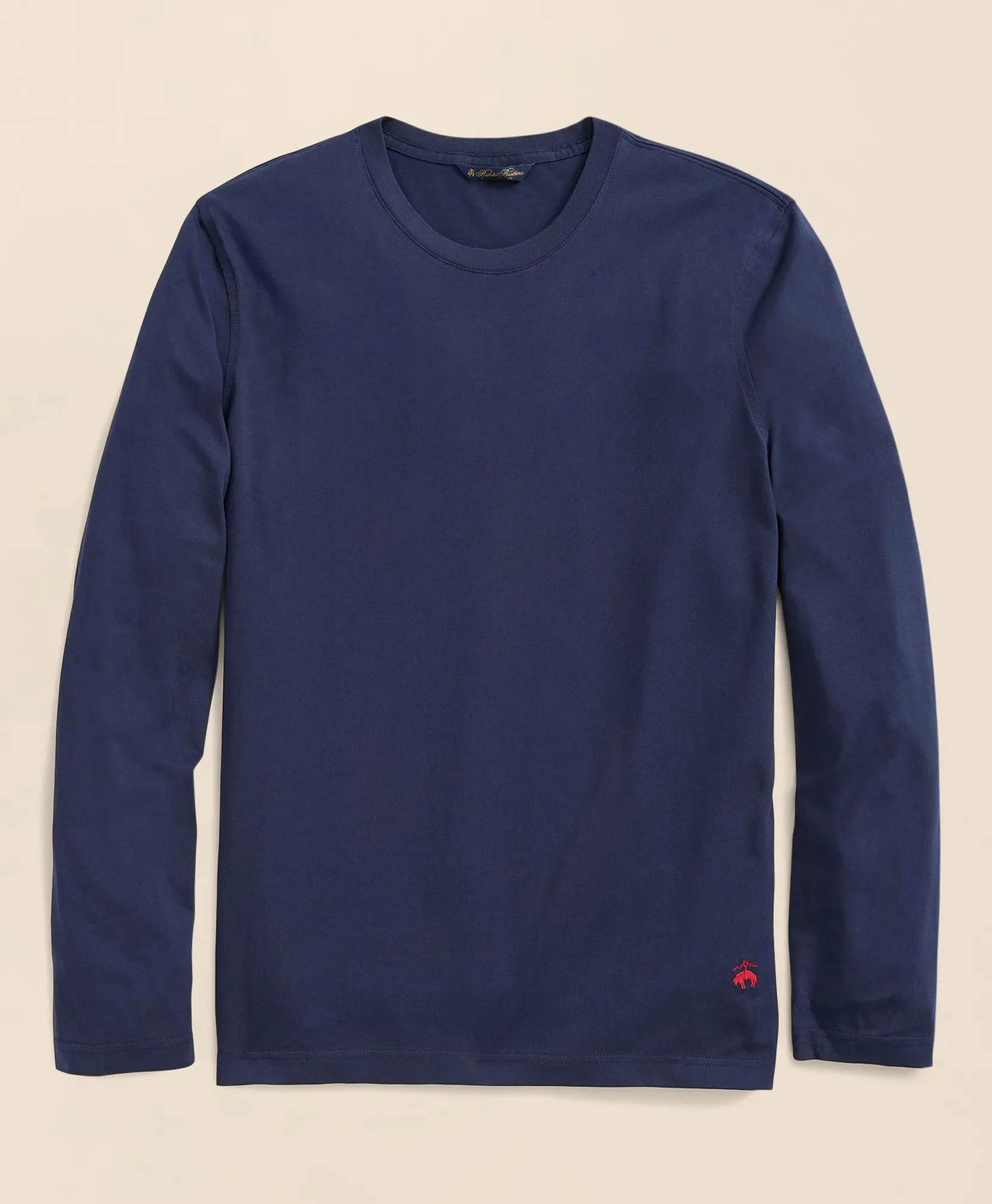 Supima® Cotton Long-Sleeve Logo T-Shirt - 1