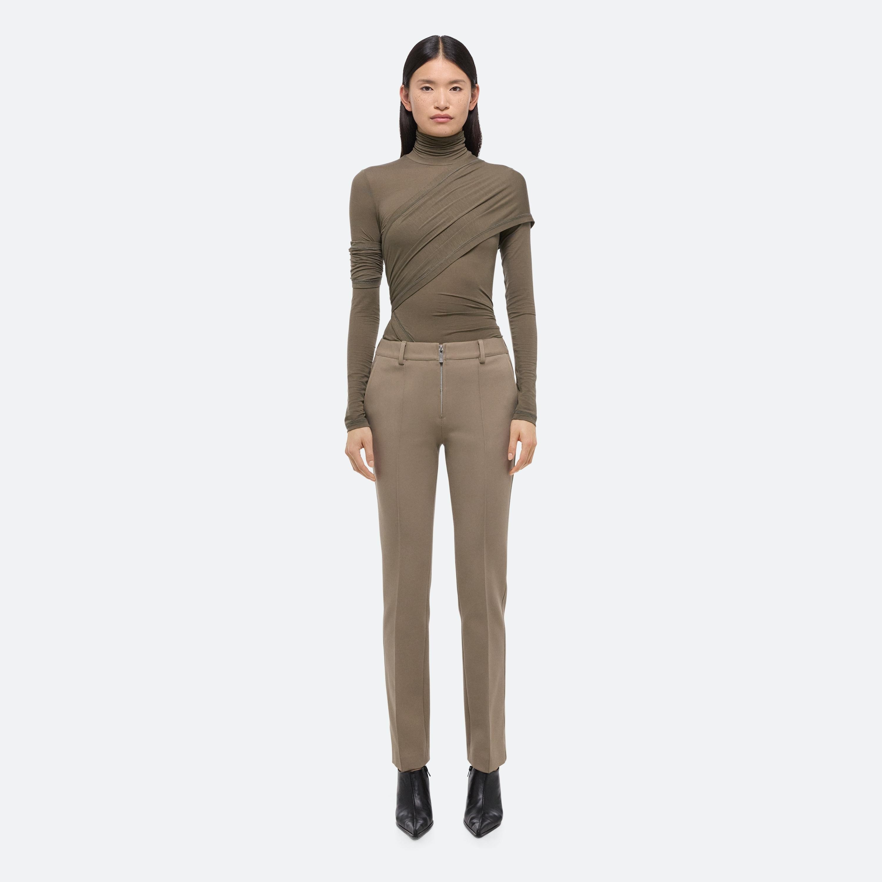 SLIM ZIP PANTS - 3
