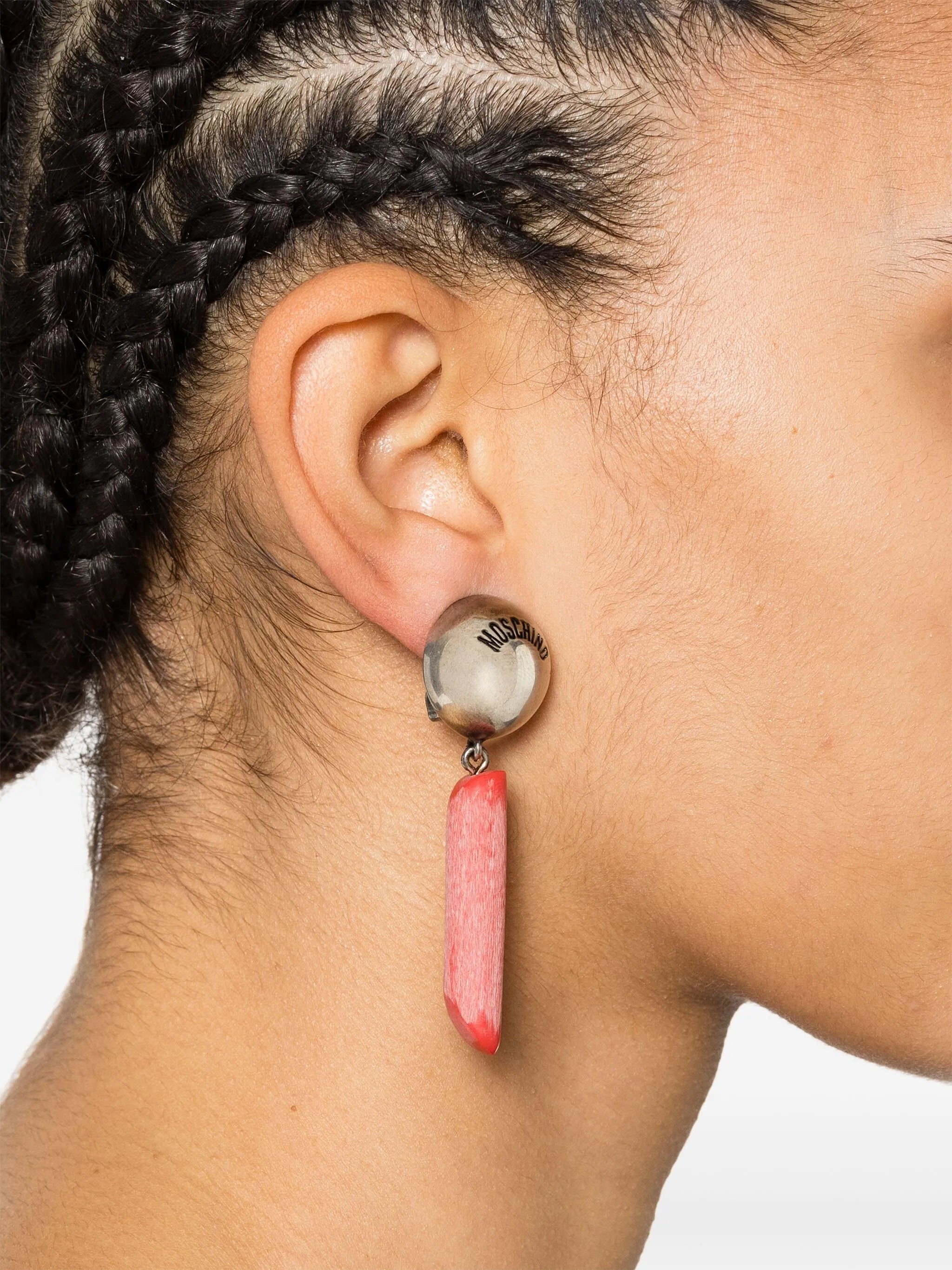 Logo-engraved Clip-on Earrings - 2