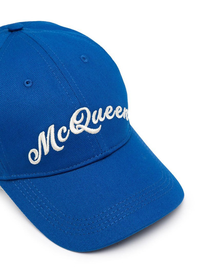 Alexander McQueen embroidered-logo baseball cap outlook