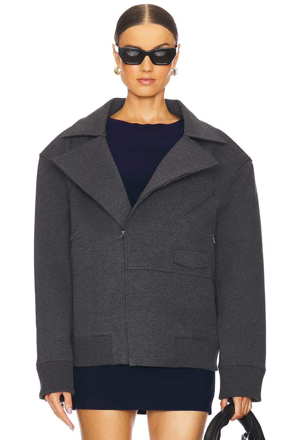 Oversized Moto Jacket - 2