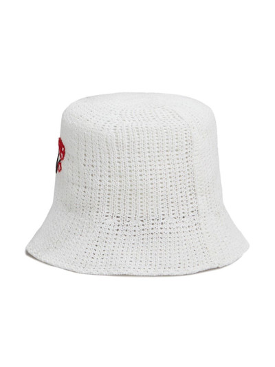 Marni logo-embroidered cotton bucket hat outlook