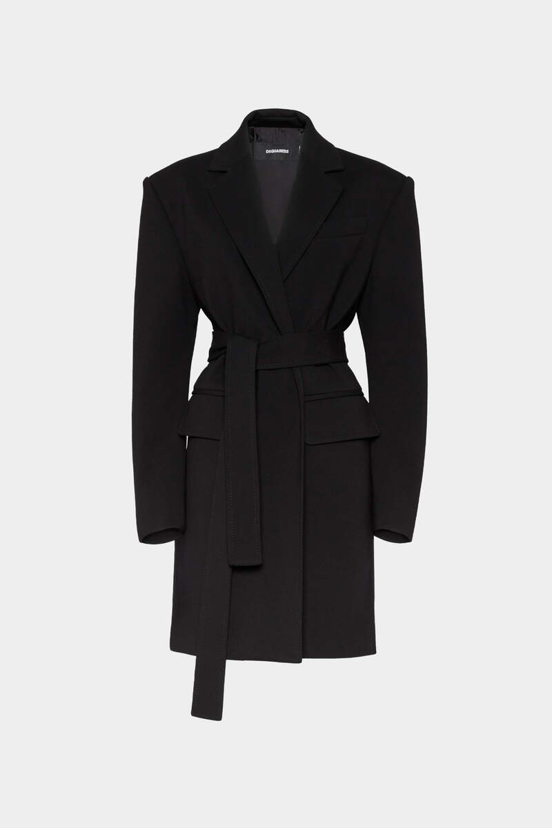 JERSEY WAIST TIE COAT 1