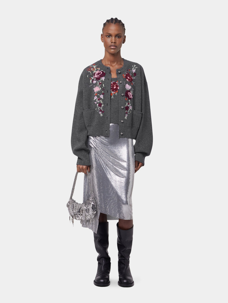 1969 SILVER MOON BAG METALLIC LEAVES 4