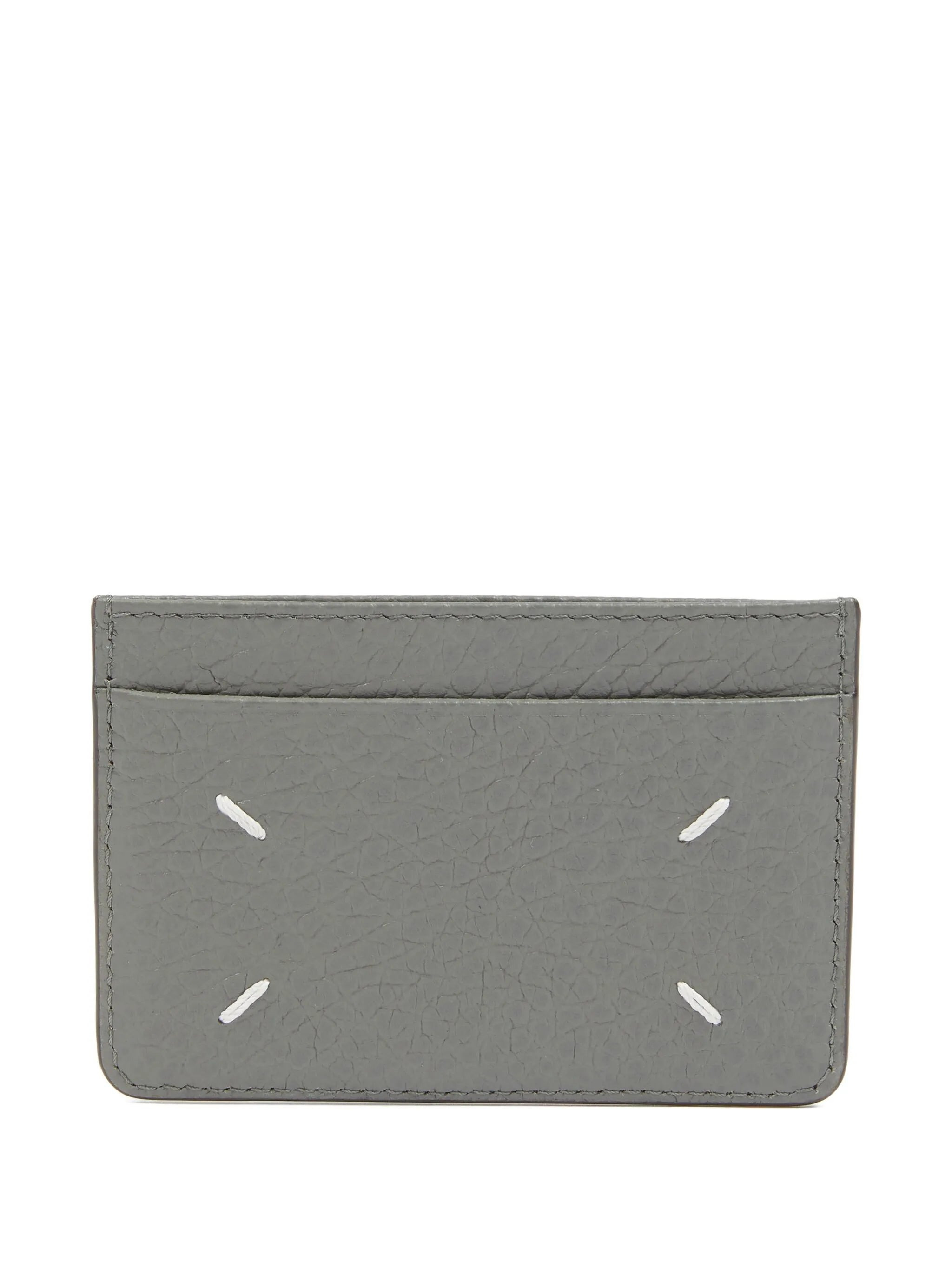 Mm6 Maison Margiela Leather Card Holder - 3