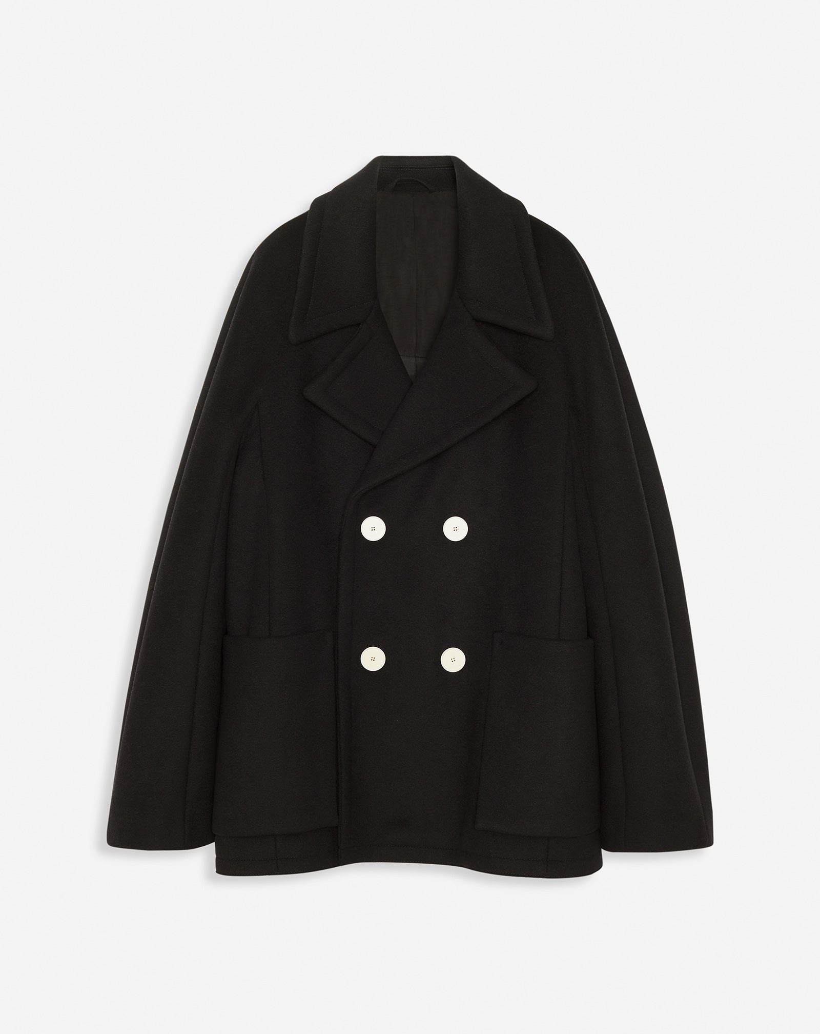 KIMONO-INSPIRED PEACOAT - 1