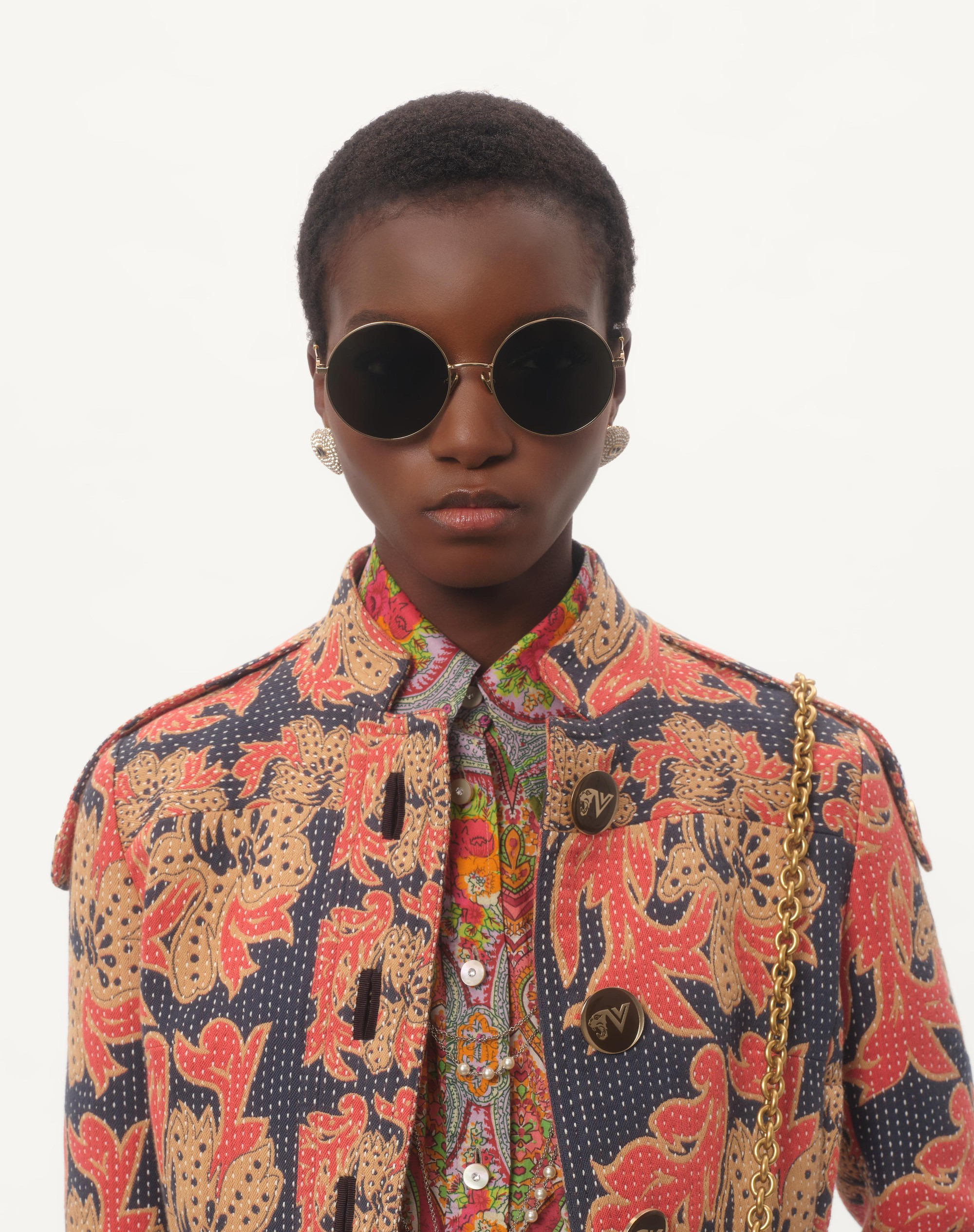 CABAN IN APRES L'HIVER QUILTED FLORAL JACQUARD - 5