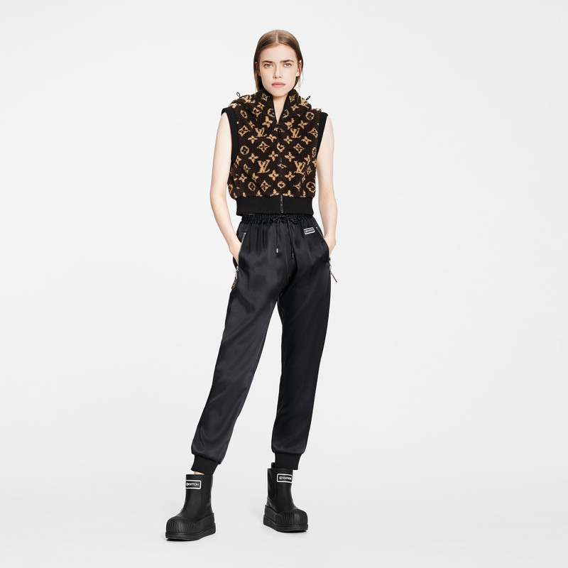 Louis Vuitton Monogram Teddy Sleeveless Jacket outlook
