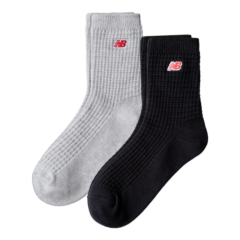 New Balance Waffle Knit Ankle Socks 2 Pack outlook