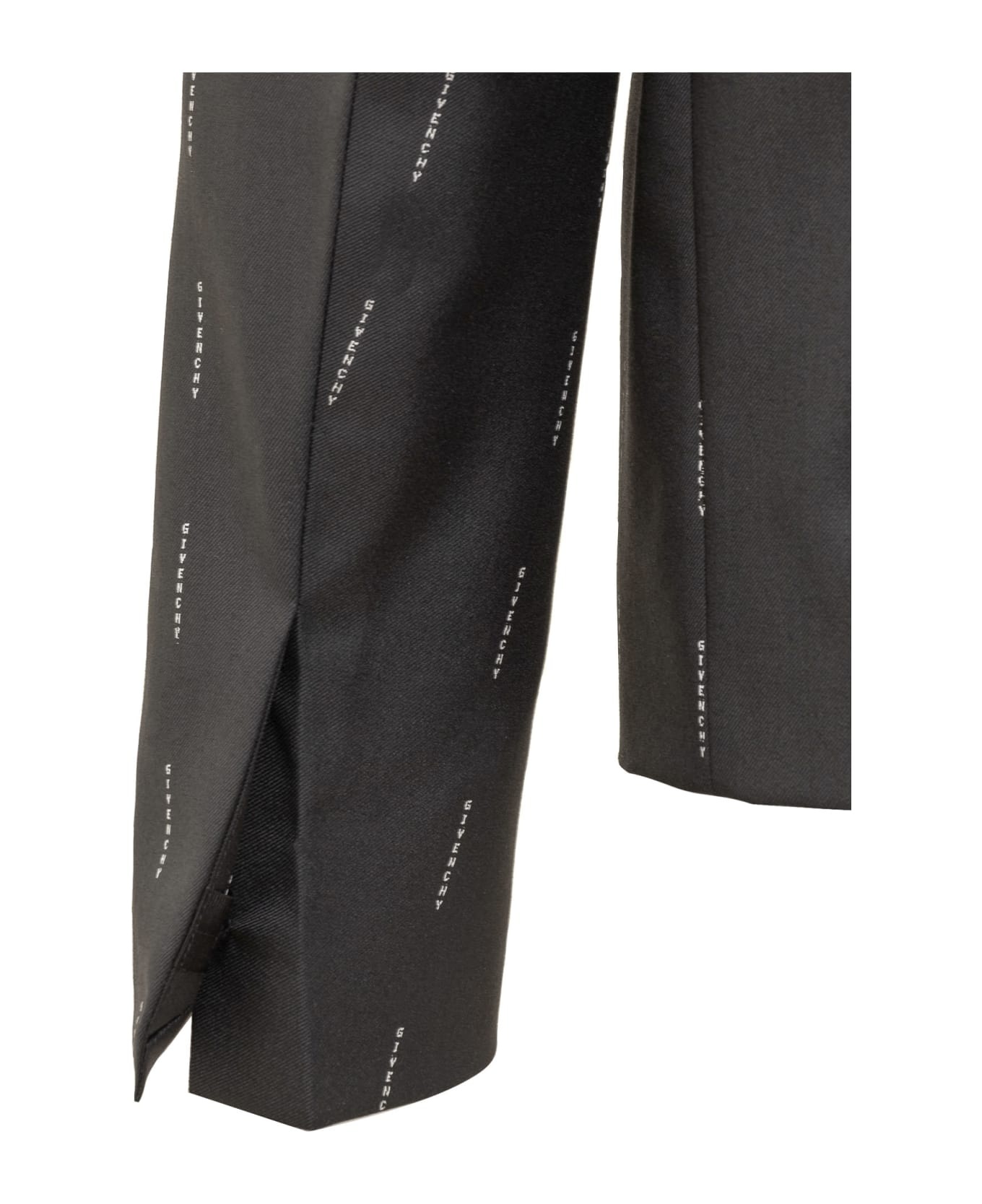 Embroidered Twill Blazer - 3