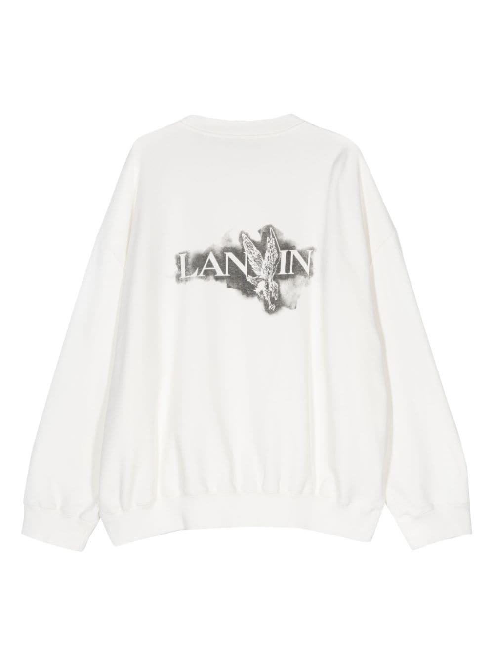 logo-print cotton sweatshirt - 2