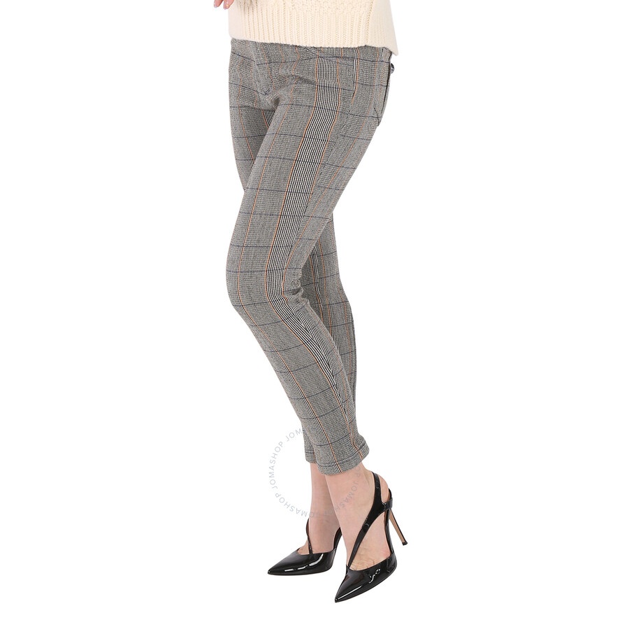 Chloe Ladies Checked Tousers, Brand Size 38 (US Size 6) - 5