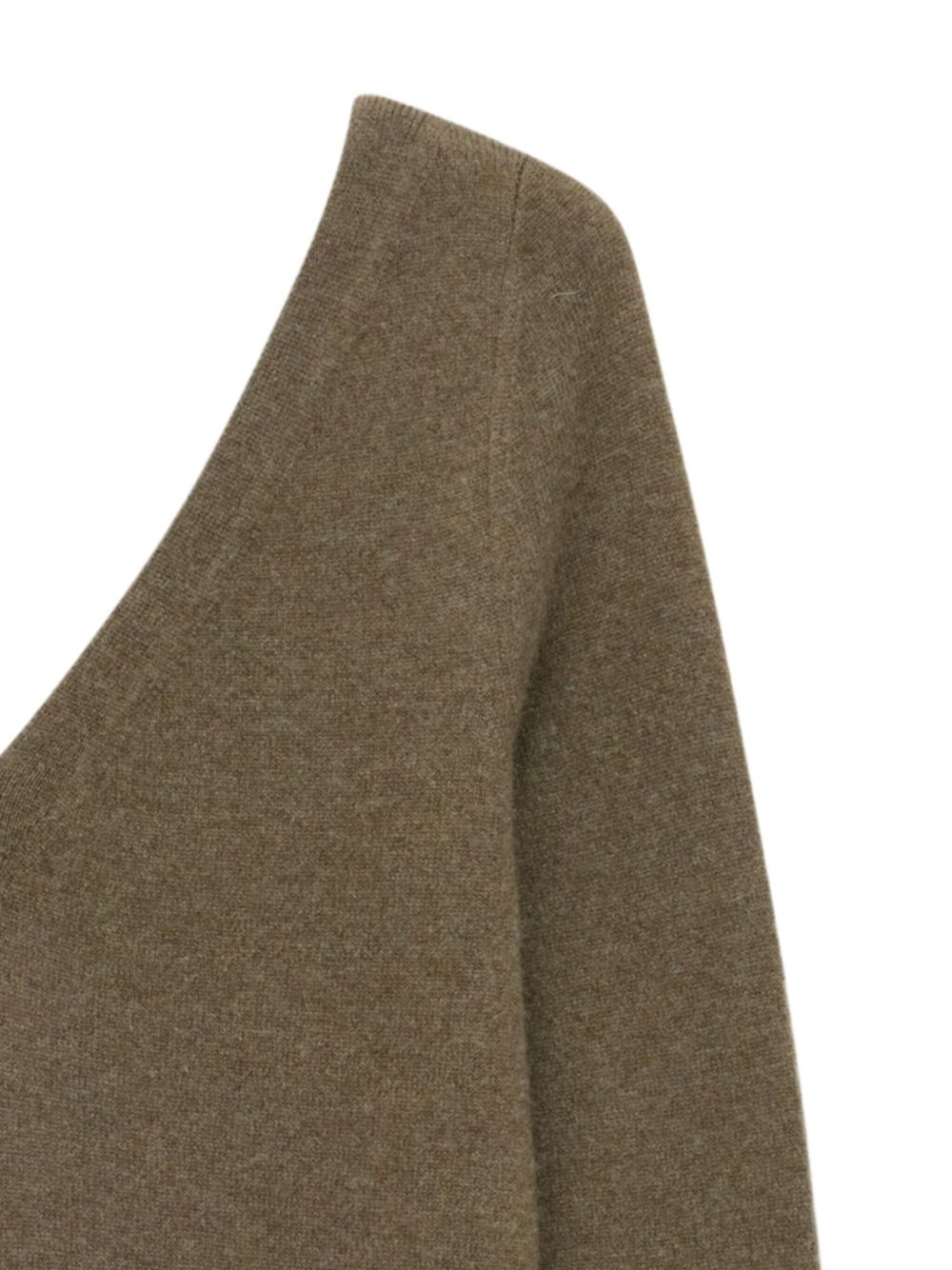 V-neck cashmere sweater - 2
