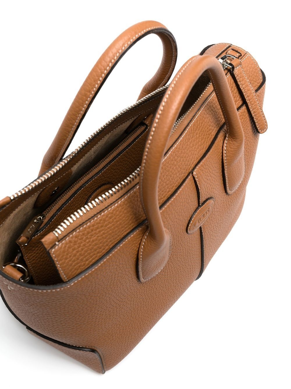 leather tote bag - 5