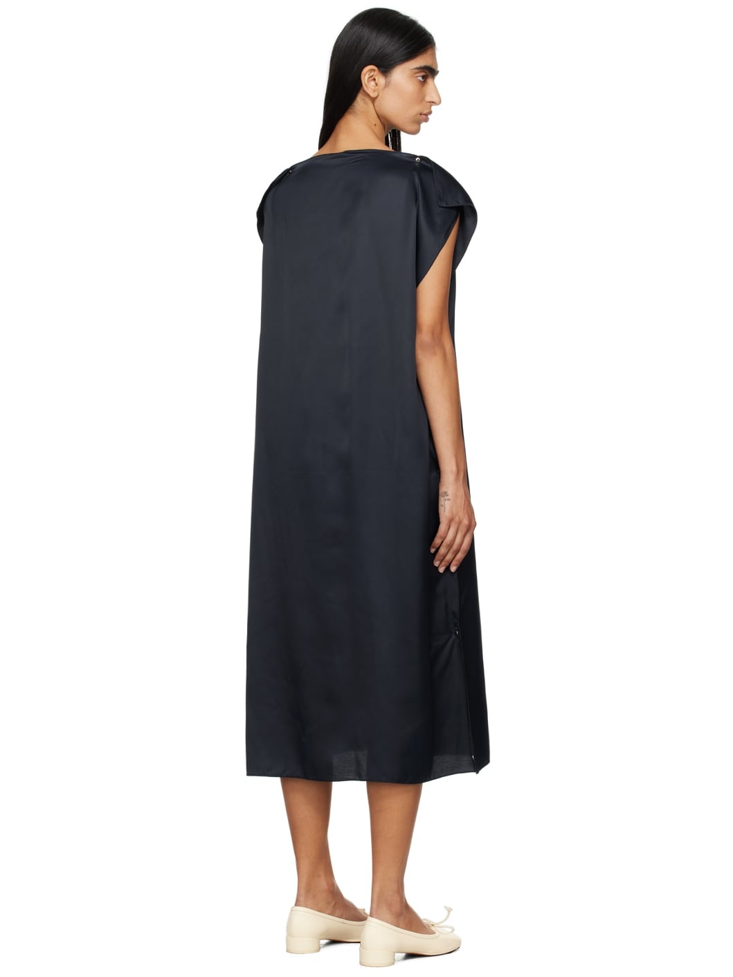 Navy Clavo Midi Dress - 3