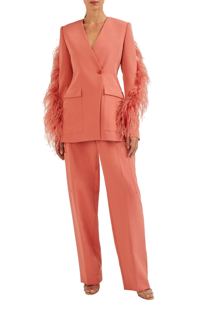 LAPOINTE Matte Crepe Round Leg Trouser outlook