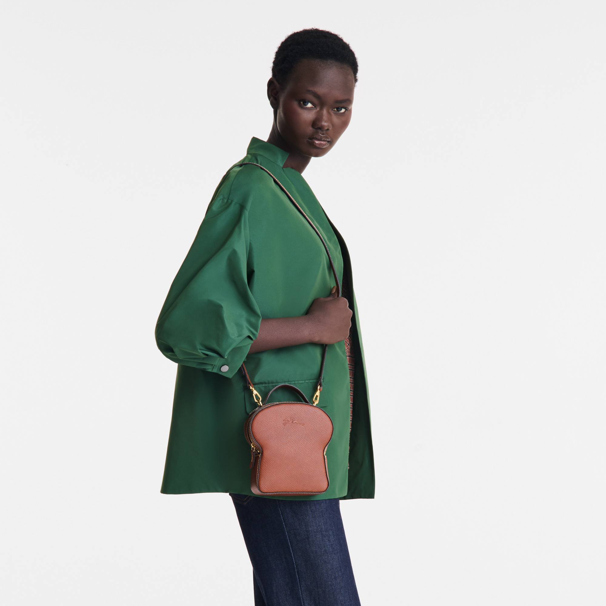 Épure XS Toast bag Brown - Leather - 2