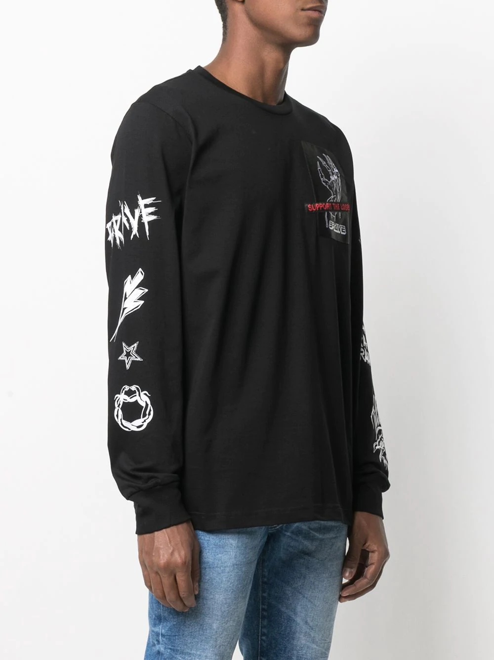 Zombie Hand crew neck sweatshirt - 3