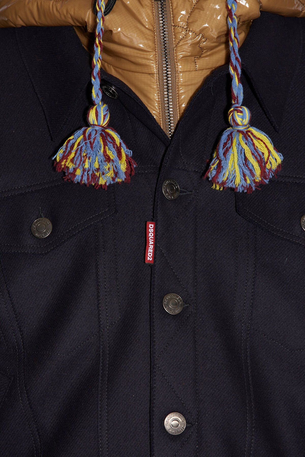 BIG MIXED PUFFER COAT - 6
