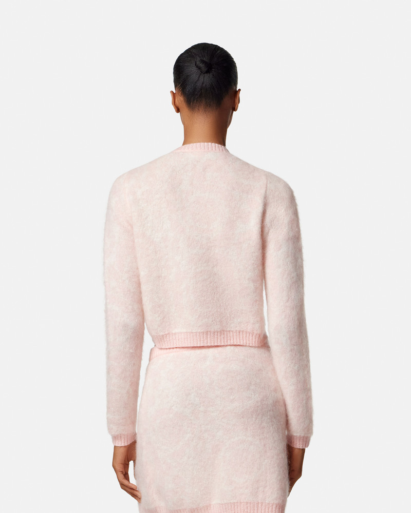 Jacquard Mohair Knit Cardigan 5