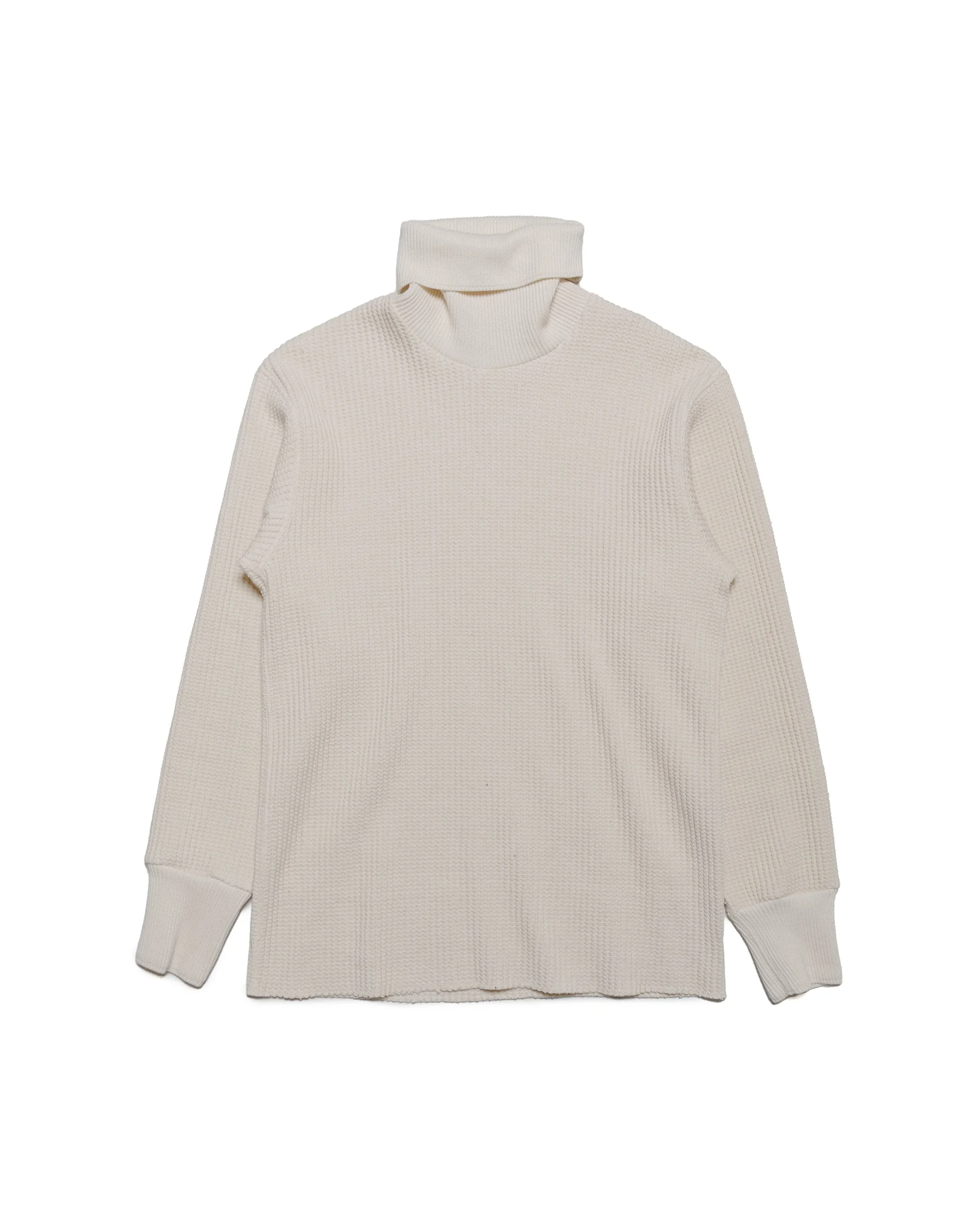 MC23110 High Neck Thermal Shirt Ecru - 1