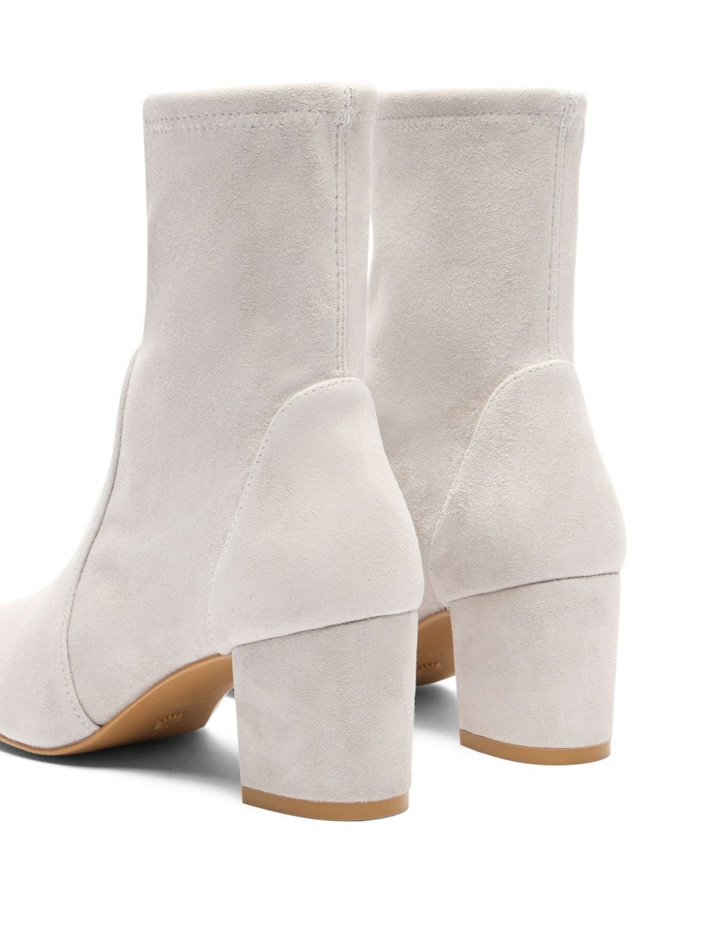 sock-fit block-heel boots - 3