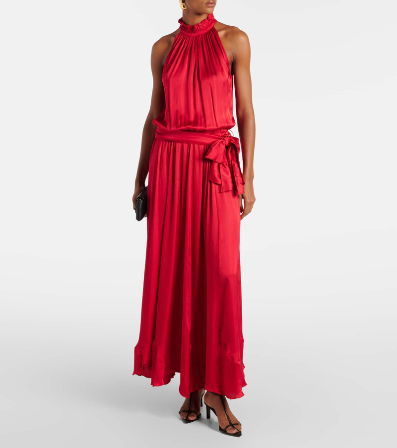 Poupette St Barth Nina satin maxi dress outlook