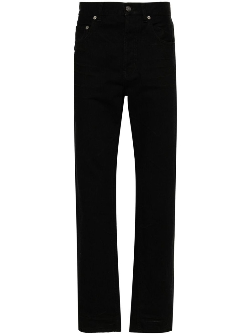 low-rise straight-leg jeans 1