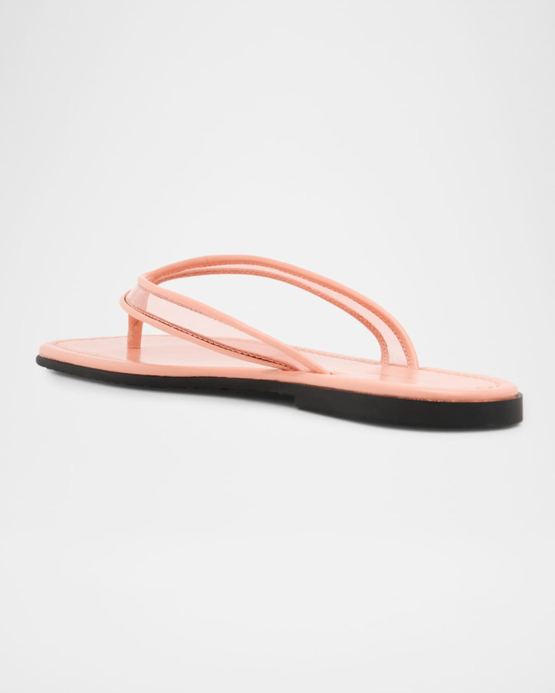 VERONICA BEARD Clea Piped Jelly Thong Sandals outlook