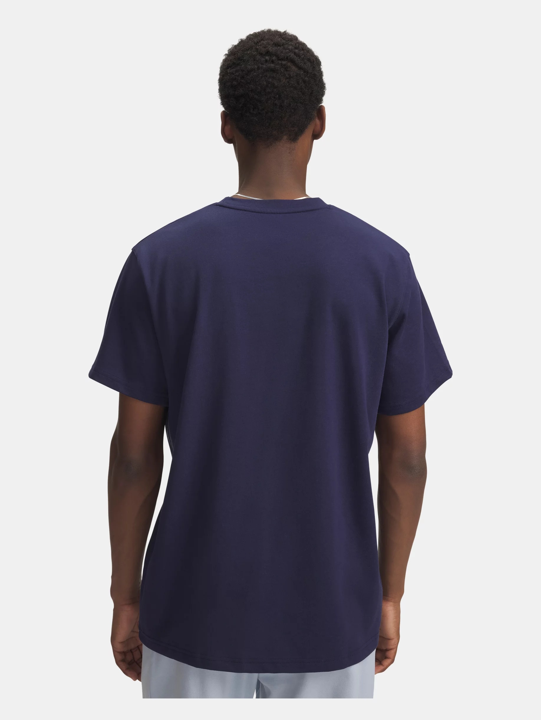 Men's UA Logo Embroidered Heavyweight Short Sleeve - 2