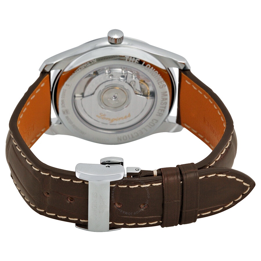 Longines Master Automatic Silver Dial Brown Leather Watch L27934783 - 3