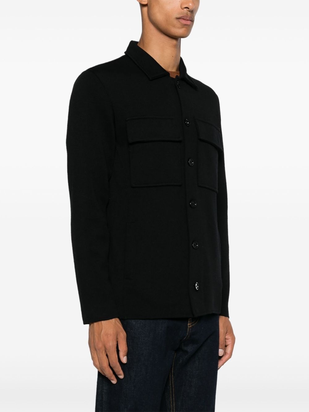virgin wool cardigan - 3