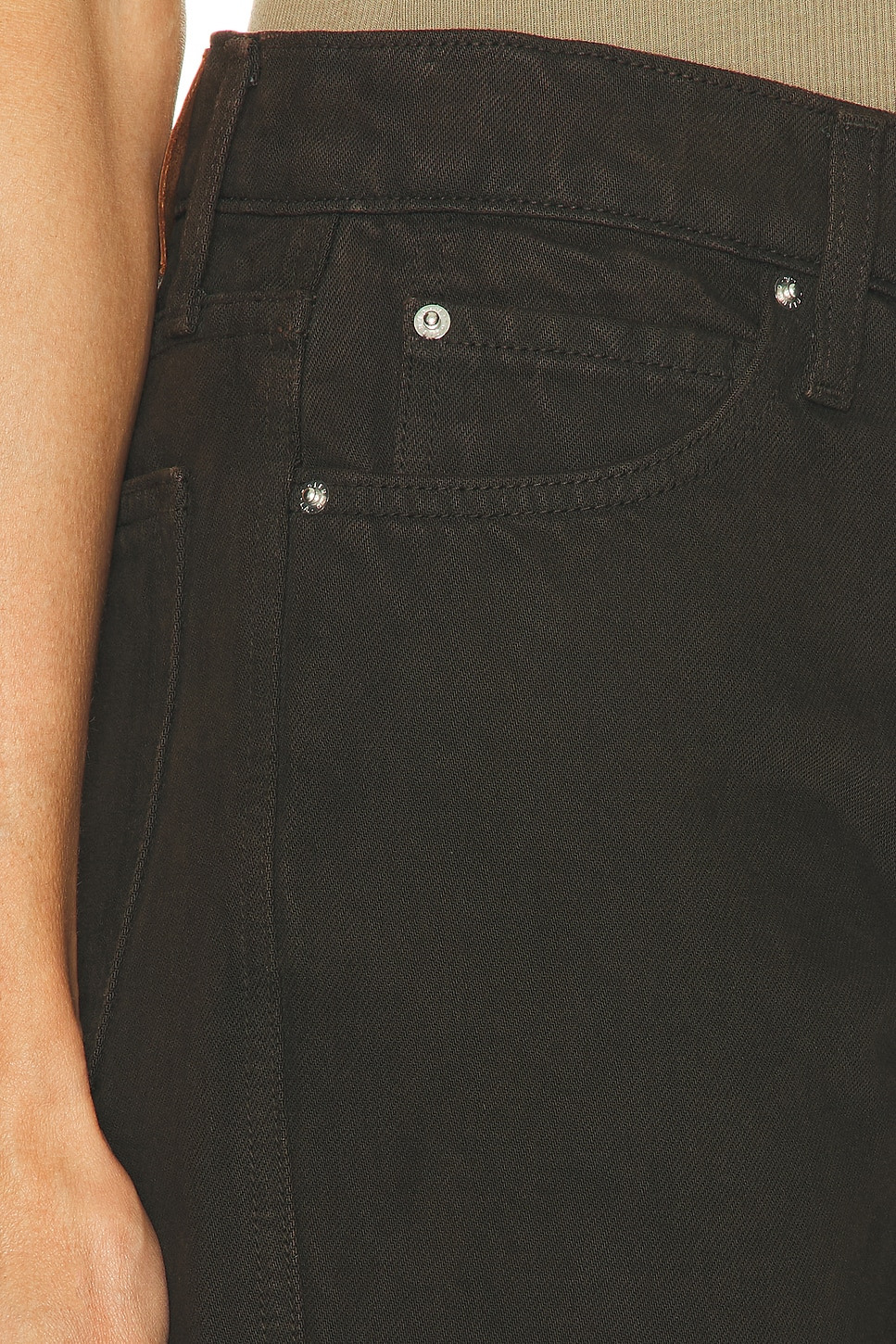 Graham Low Rise Straight Twisted Seam - 6