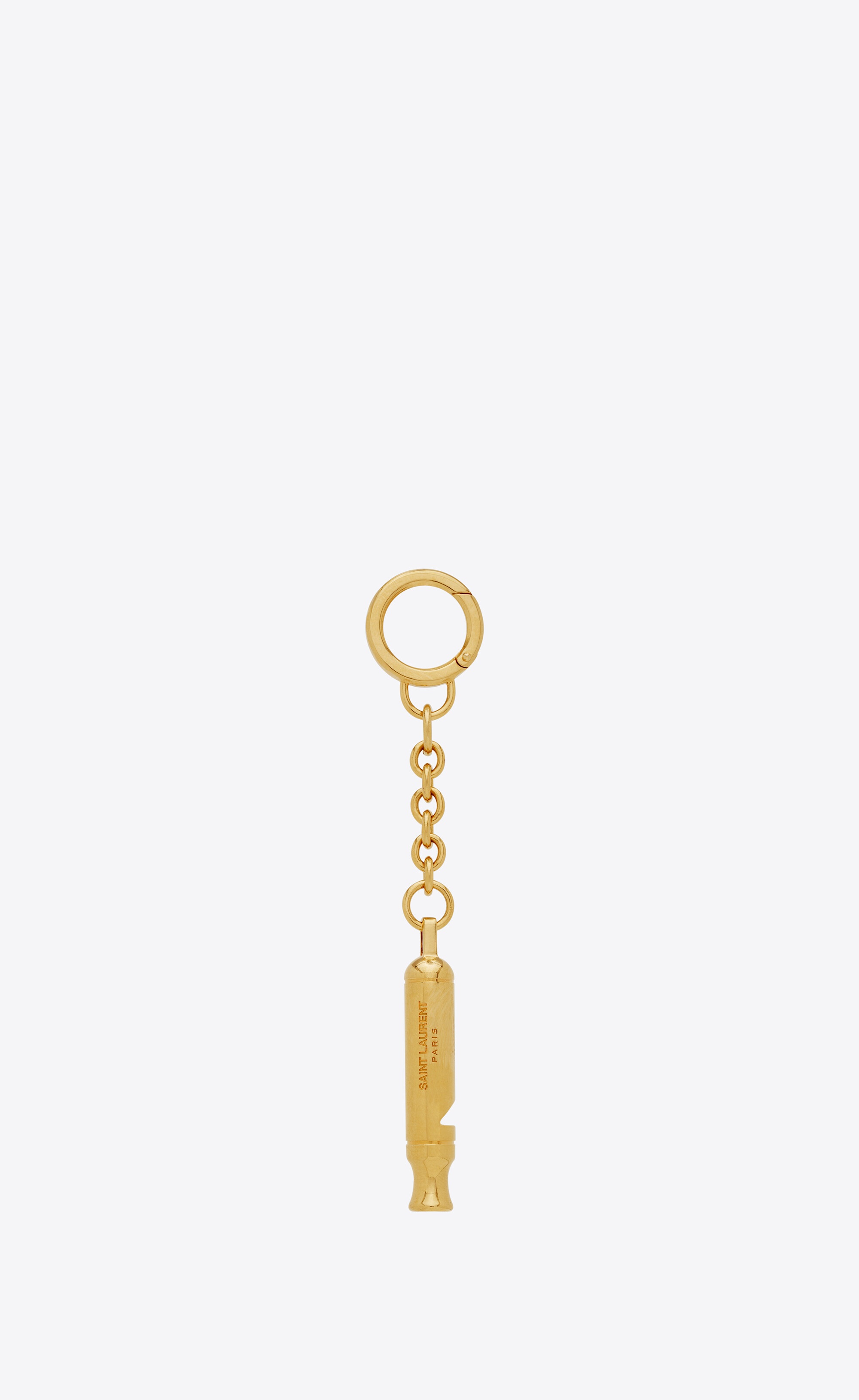 saint laurent metal whistle keyring - 1