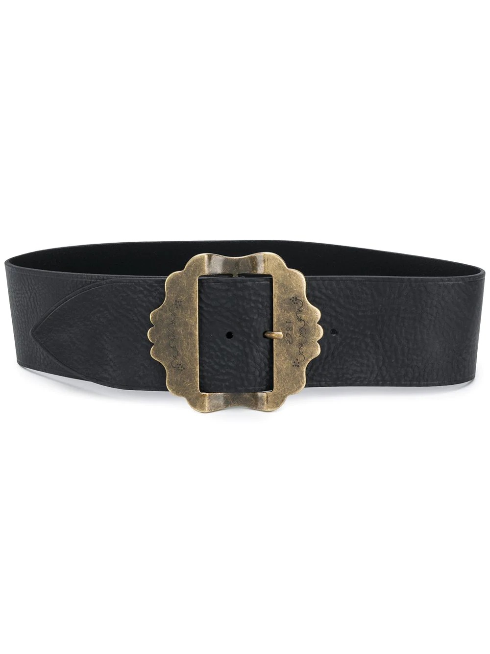 chunky buckle belt - 1