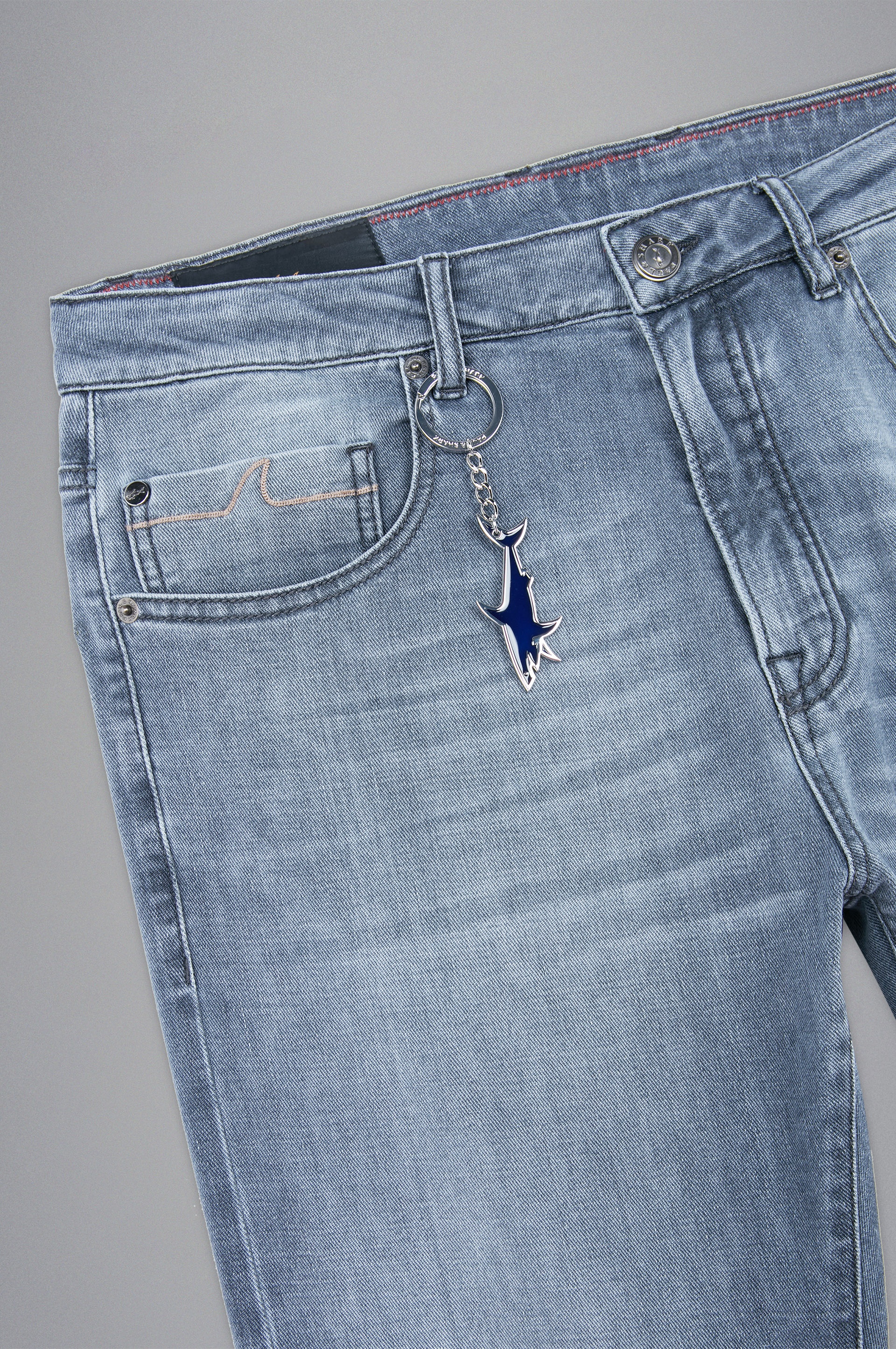SOFT STRETCH DENIM JEANS - 5