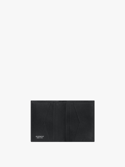 Givenchy GIVENCHY CARD HOLDER IN MICRO 4G LEATHER outlook