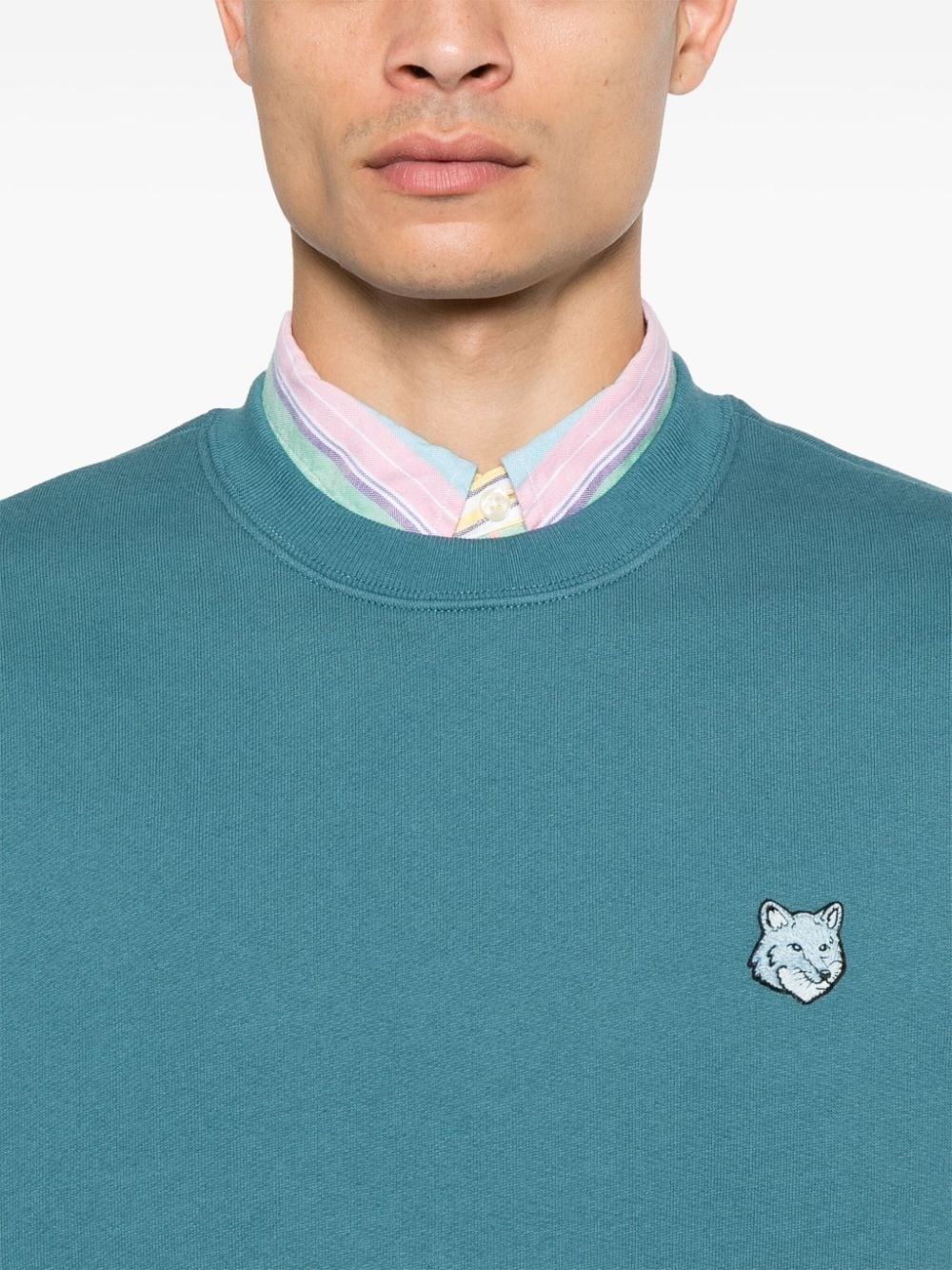 Bold Fox Head patch sweatshirt - 5