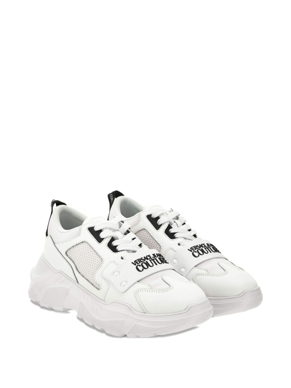 Speedtrack logo-embossed mesh sneakers - 2