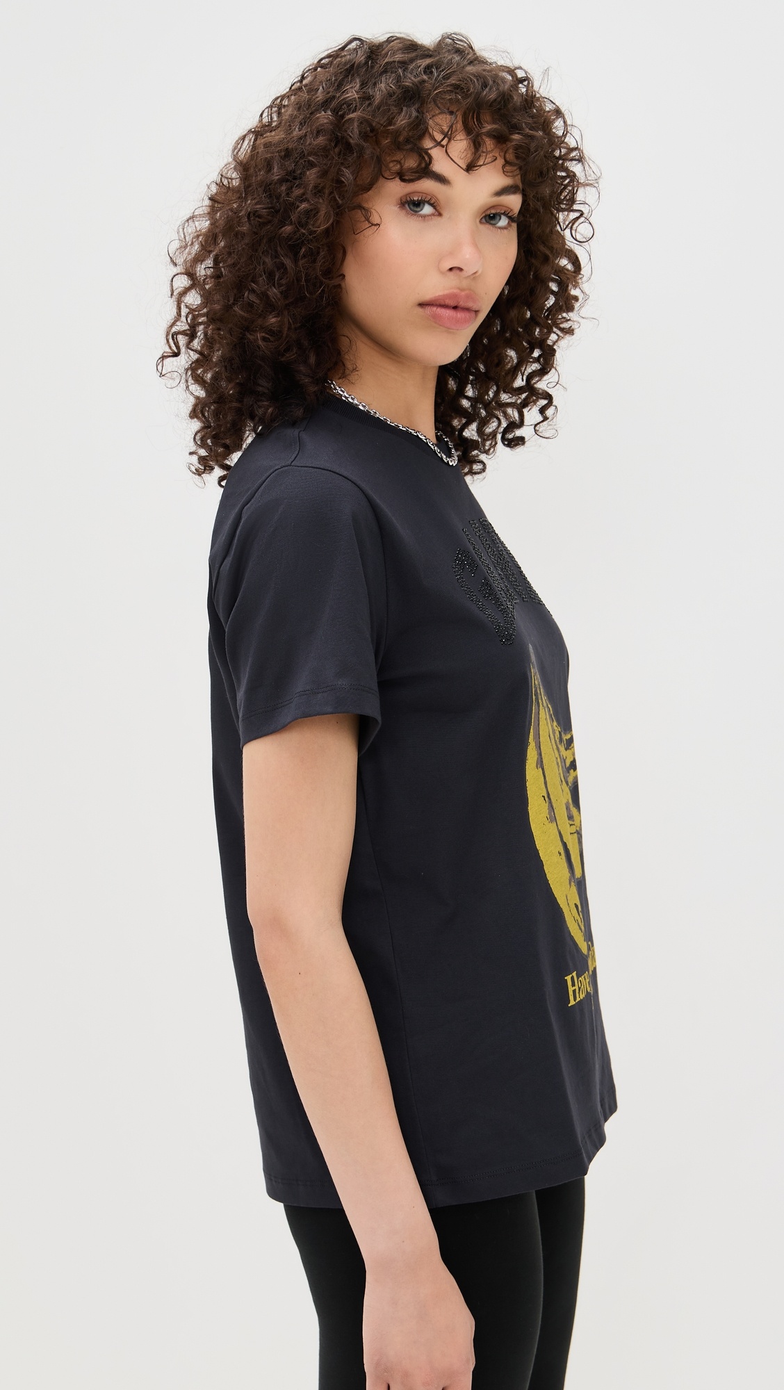 Basic Cotton Jersey Banana Relaxed Tee - 3