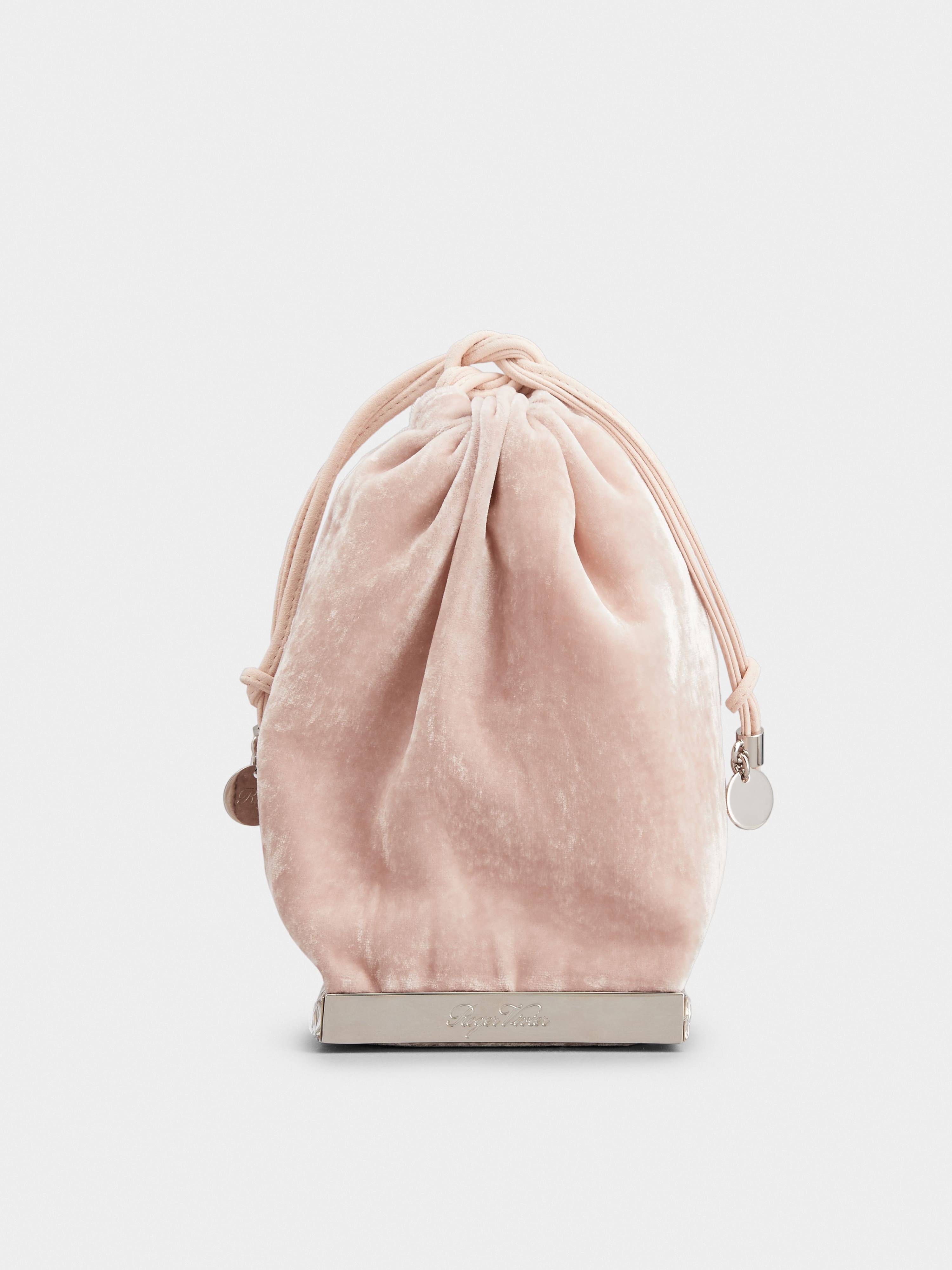 Viv' Pocket Strass Cube Bag in Velvet - 5