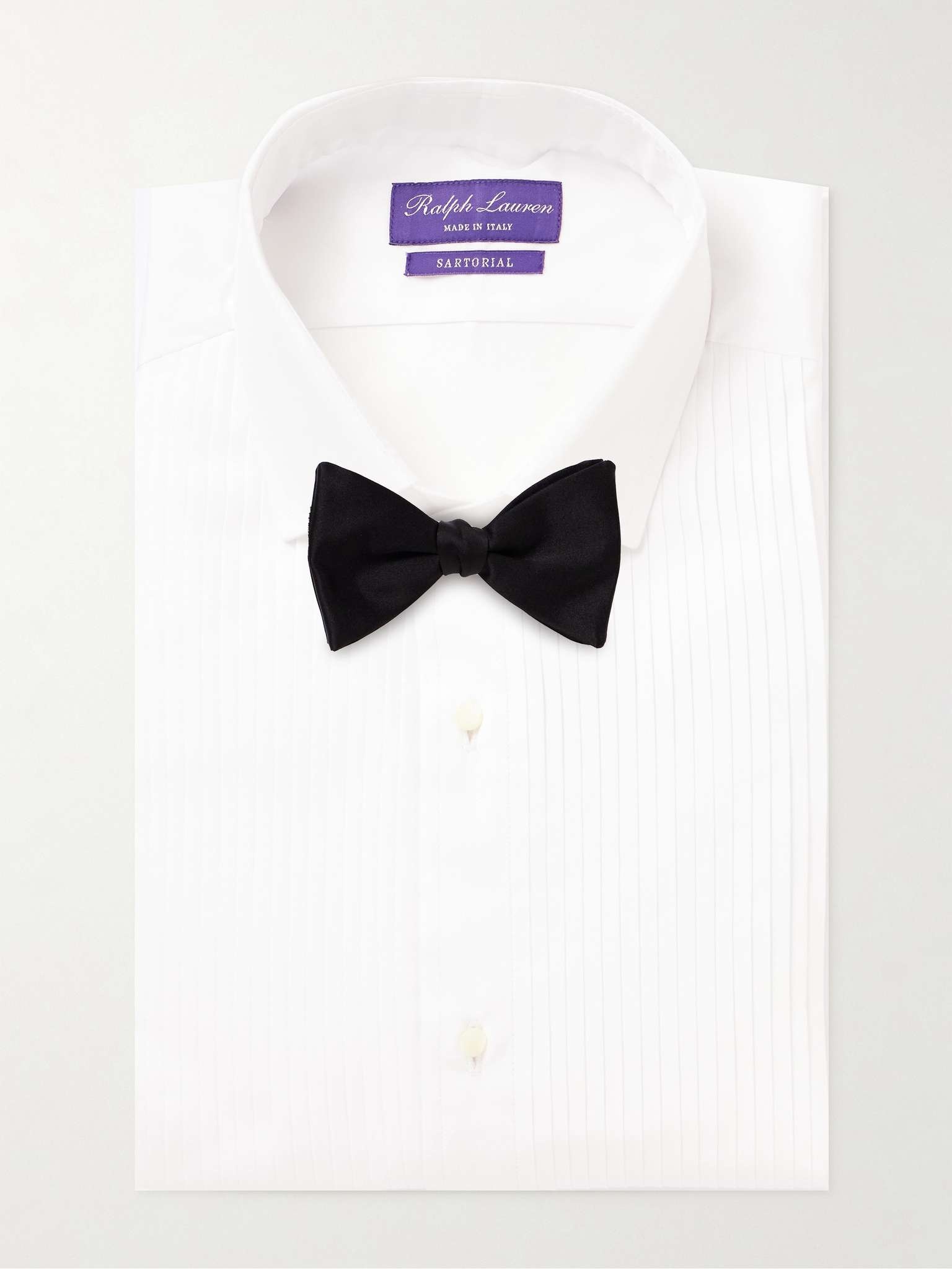 Double-Cuff Bib-Front Cotton-Poplin Shirt - 3